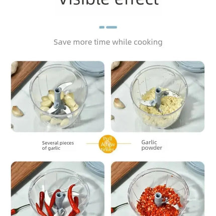 Home Kitchen Manual Ginger Grinder Garlic Mud Splasher Multifunctional Vegetable Cutter Handheld Meat Grinder Modern Minimalist