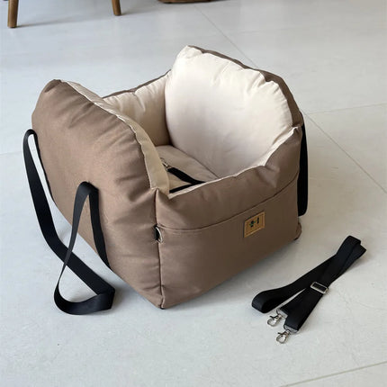Dog Car Seat with Safety Belt Four Season Universal Pet Ooster Nest Cushion Washable Dogs Cats Sofa Bedding Travel Mattress