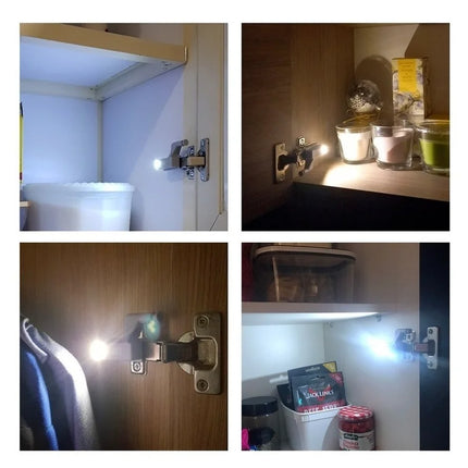 LED Inner Hinge Lamp Under Cabinet Lights Universal Wardrobe Cupboard Sensor Lights for Bedroom Kitchen Closet Night Lamp