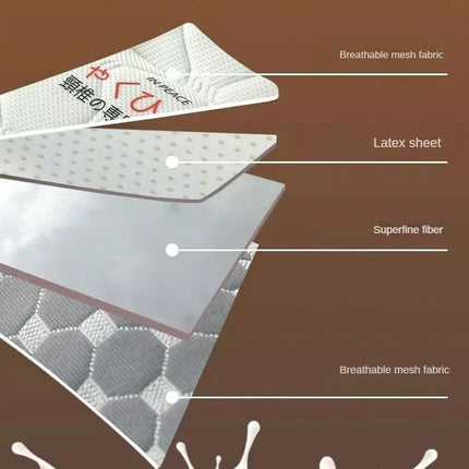 Adult Latex Reverse Traction Pillow Core Cervical Spine Protection Sleep Aid Specially Designed Household No Collapse