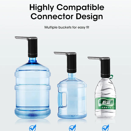 Water Dispensers Foldable Water Bottle Pump Automatic Dispenser Pump Button Control Portable Electric Water Dispenser for Home