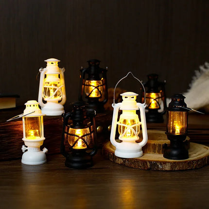 Mini Retro LED Lantern Ornament