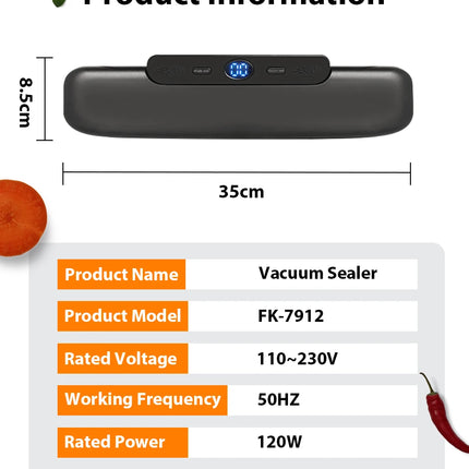Vacuum Sealer Packaging Machine Food Vacuum Sealer With Free 10pcs Vacuum bags Household Vacuum Food Sealing