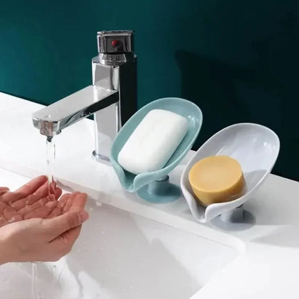 Leaf Shape Soap Holder with Suction Cup