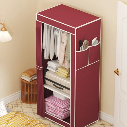 Foldable Fabric Wardrobe Dustproof Storage