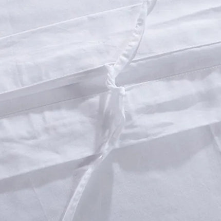 Pure Cotton White Bed eet Cover Protector Single Double Person Hotel Hospital Beau Bedding Supplies Single Piece