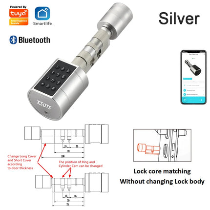 APP Fingerprint Electronic Smart Door Lock