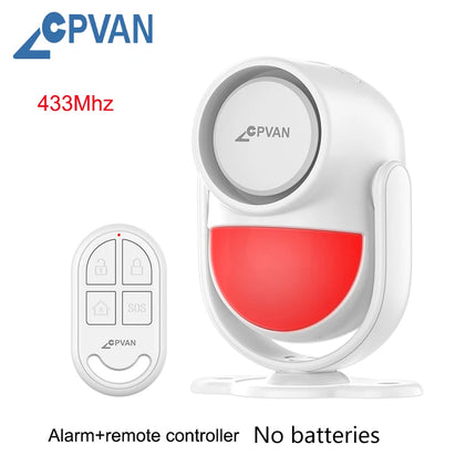 Wireless Motion Detector Alarm with Door Sensor