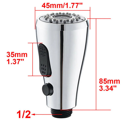 Universal Kitchen Pull Out Spray Head Replacement Sink Faucet Basin Mixer Tap Faucets Mixer Aerator Bubbler Water Tap Nozzle