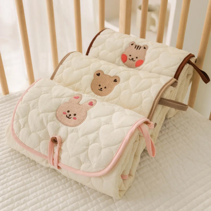 Foldable Portable Diaper Changing Pad Waterproof Baby Infant Diaper Urine Mat for Newborn Simple Bedding Changing Cover Pad
