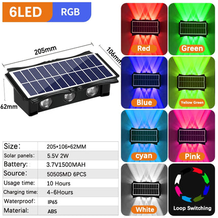 Solar Wall Lamp LED