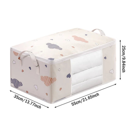 Quilt Clothes Big Capacity Storage Bag Quilt Bedding Storage Closet Organizer Wardrobe Organizer Blanket Sorting Bags Dust-proof