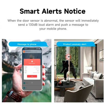 Wi-Fi Door Window Sensor with Alarm