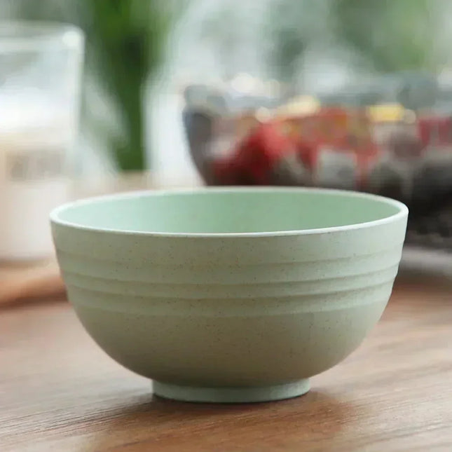 Wheat Straw Anti-Fall Divided Bowl