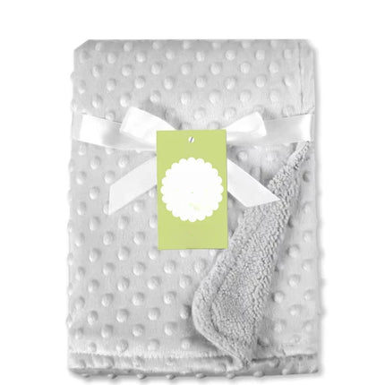 Newborn Baby Blankets Warm Fleece Thermal Soft Stroller Sleep Cover Cartoon Beanie Infant Bedding Swaddle Wrap Kids Bath Towel