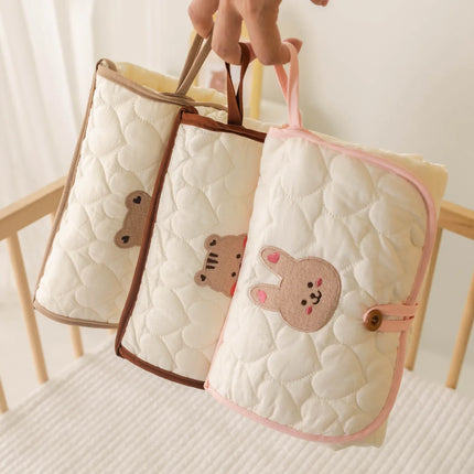 Foldable Portable Diaper Changing Pad Waterproof Baby Infant Diaper Urine Mat for Newborn Simple Bedding Changing Cover Pad