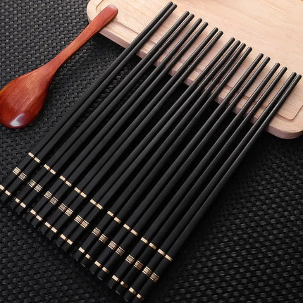 10/2PCS Reusable Sushi Chinese Chopsticks Korean Chopsticks Non-slip Chop Sticks Kitchen Dining Tableware Cutlery Set Accessorie