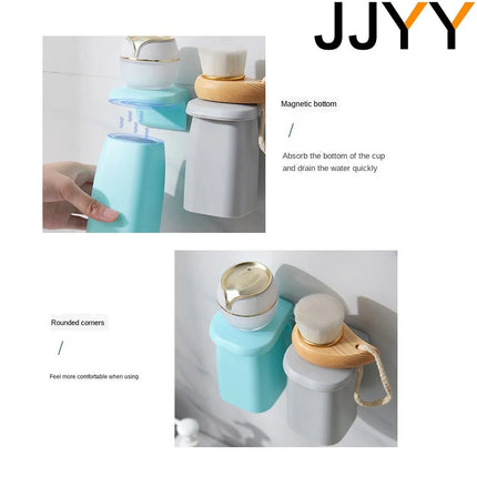Magnetic Suction Mouthwash Cup Holder