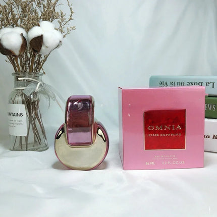Classic Perfumes Series 65ML Women's White Crystal Amethyst Powder Crystal Women Perfume Men Body Fragrance Spray Eau De Perfum
