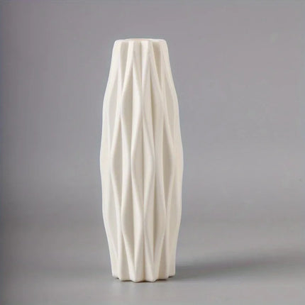 Diamond Plastic Vase Imitation Ceramic Flower Pot