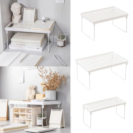 Kitchen Cupboard Organizer Shelf Space Saving Cabinet Foldable Storage Rack Spice Jars Spice Rack Bathroom Kitchen Accessories