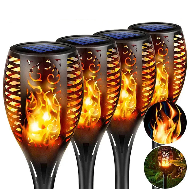 Solar Flame Torch Lights