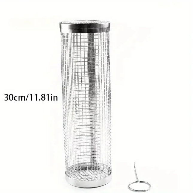 Stainless Steel BBQ Grill Cage Outdoor Tool