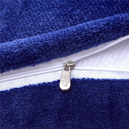 Solid Color Flannel Long Pillow Case Soft Comfortable Adults Double Lover Sleeping Pillow Cover Bedding Body Pillowcase