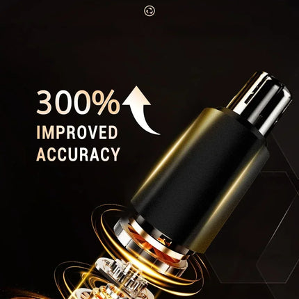2 In 1 Electric Portable Ear And Nose Hair Trimmer Clipper 2024 Professional Painless Portable Eyebrow For Men