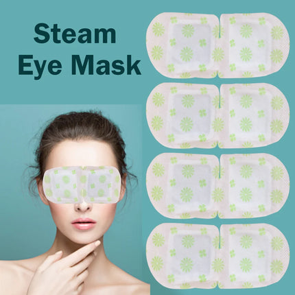 6/10PCS Steam Eye Mask Warm Moist Heating Soothing For The Eye Light-Blocking Protection Hot Compress Relieve Fatigue Disposable