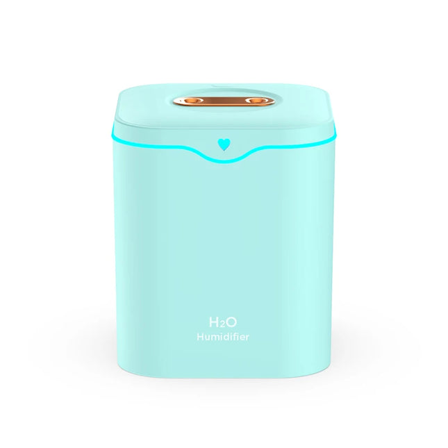 2000ml Large Capacity Double Spray Port Air Humidifier USB Silent Aromatherapy Diffuser Cool Mist Maker for Bedroom Home Office