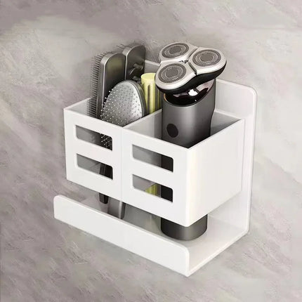 Hole-Free Multifunctional Wall-Mounted Storage Rack