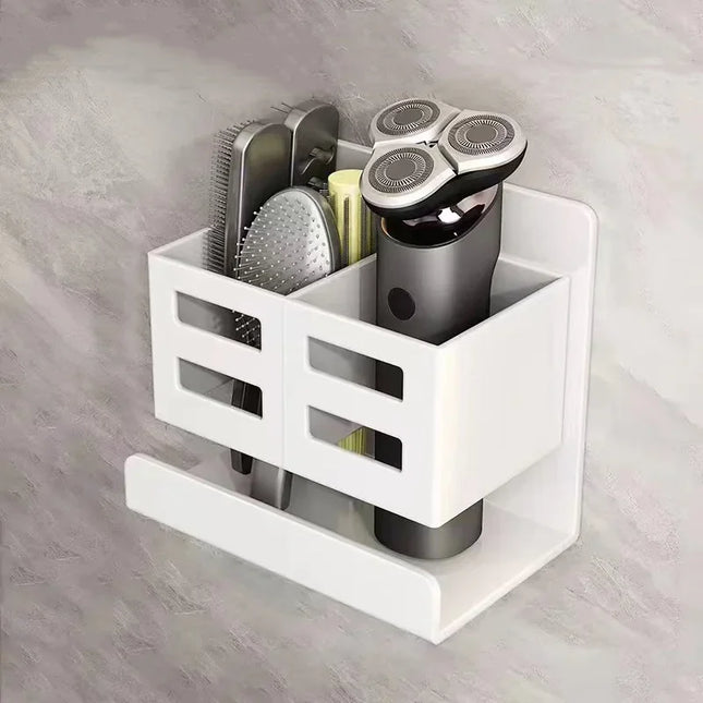 Hole-Free Multifunctional Wall-Mounted Storage Rack