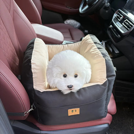 Dog Car Seat with Safety Belt Four Season Universal Pet Ooster Nest Cushion Washable Dogs Cats Sofa Bedding Travel Mattress