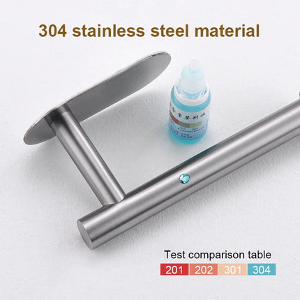 Stainless Steel Adhesive Toilet Paper Holder