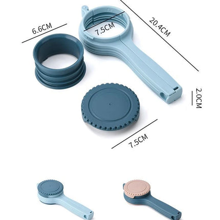 1PC Reuseable Bag Clip Snack Fresh Food Storage Sealing Kitchen Mini Sealer Food Clip with Cap Type Spray Nozzle Moistureproof