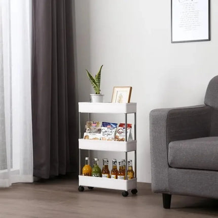 Three tier shelves for bedrooms, kitchens, home storage, and outdoor camping