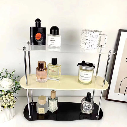 3-Layer Acrylic Desktop Storage Rack