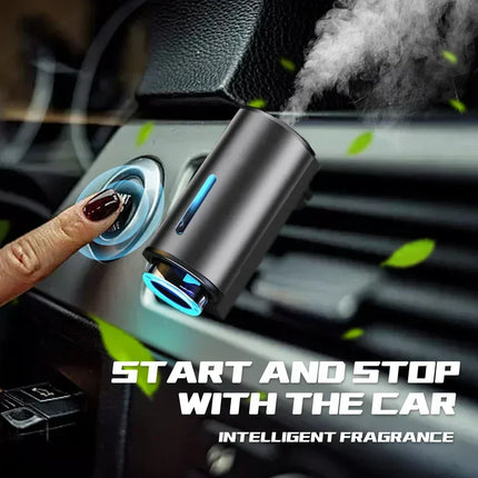 Smart Car Air Freshener Fragrance Diffuser Mist Humidifier with Essential Oil 3 Gear Adjustable Aromatherapy Interior Accessory