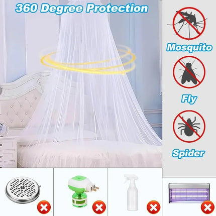 0.6x2.5x10.5M Dome Tent Mosquito Mesh Net For Bed Canopy Mosquito Net Hanging Bed Net Tent Fly Insect Repellent  Bedding