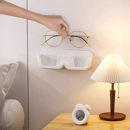 10PCS Eyeglasses Organizer Wall Mounted No-Punch Sunglasses Organizer Premium Sunglasses Display Case Home Storage