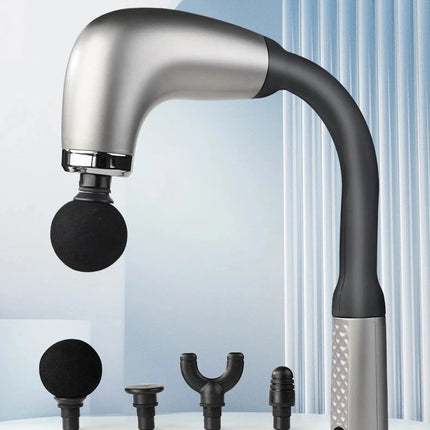 Smart Massage Gun Electric Massager Massage Hammer Rechargeable Home Handheld Hammer Back Artifact Body Massager