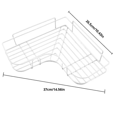 Iron Triangle Rack For Kitchen Bathroom Storage Rack Thickened Love Corner Rack Storage Rack Durable