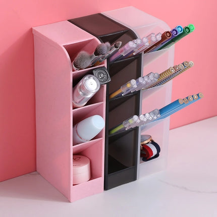 Multi-Layer Pen and Cosmetic Brush Holder