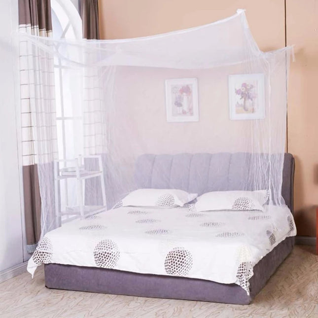 4 Corners Mosquito Net Princess Lace Poster Bedding Canopy Netting Full Sizes Netting Bedding Home Textile