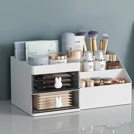 Desktop Transparent Cosmetics Storage Box