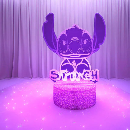 3D Stitch Night Light