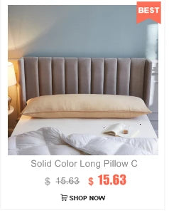 Solid Color Flannel Long Pillow Case Soft Comfortable Adults Double Lover Sleeping Pillow Cover Bedding Body Pillowcase