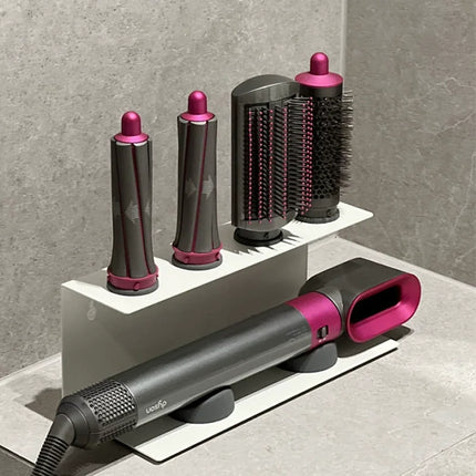 Wall-Mounted Hair Dryer Rack
