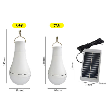 Solar USB Charged Hanging Emergency LED Lamp